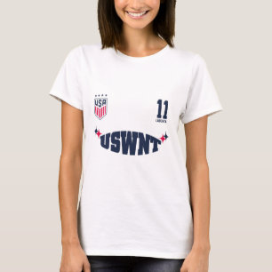 Lo’eau Labonta 11 White Uswnt Officially Licensed T-Shirt