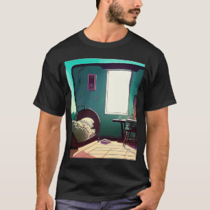 Lo fi hip hop chillhop chill beats aesthetics  132 T-Shirt
