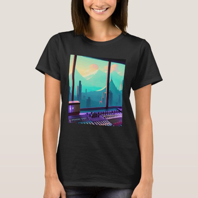 Lo fi hip hop chillhop chill beats aesthetics  15 T-Shirt (Front)