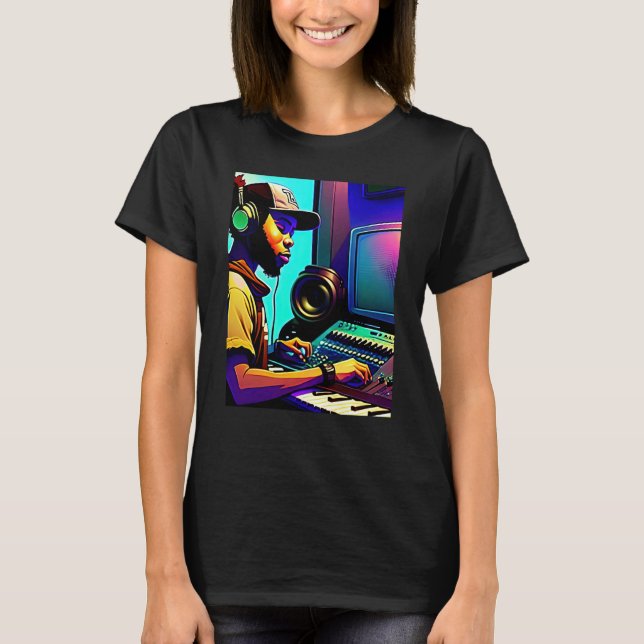 Lo fi hip hop chillhop chill beats aesthetics  15 T-Shirt (Front)
