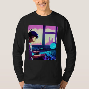 Lo fi hip hop chillhop chill beats aesthetics 17 T-Shirt