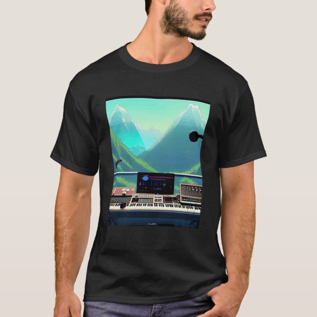 Lo fi hip hop chillhop chill beats aesthetics 21 T-Shirt (Front)