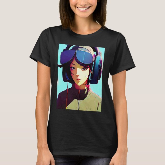 Lo fi hip hop chillhop chill beats aesthetics  29 T-Shirt (Front)