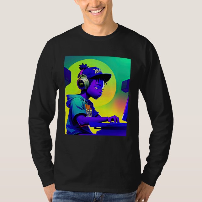 Lo fi hip hop chillhop chill beats aesthetics  2 T-Shirt (Front)