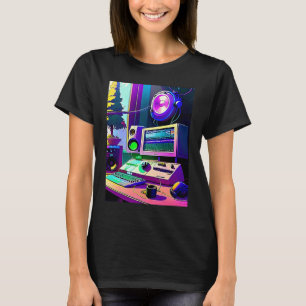 Lo fi hip hop chillhop chill beats aesthetics  79 T-Shirt