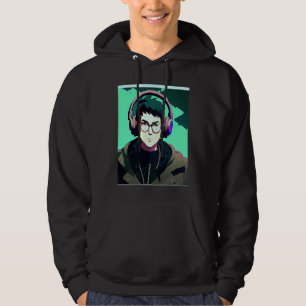 Lo fi hip hop chillhop chill beats boy aesthetics hoodie