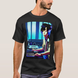 Lo fi hip hop chillhop chill beats boy aesthetics  T-Shirt