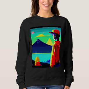 Lo fi hip hop chillhop chill beats lofi aesthetics sweatshirt
