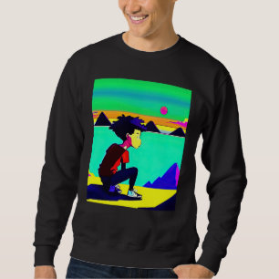 Lo fi hip hop chillhop chill beats lofi aesthetics sweatshirt