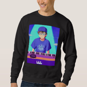 Lo fi hip hop chillhop chill beats lofi aesthetics sweatshirt