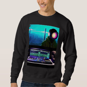 Lo fi hip hop chillhop chill beats lofi aesthetics sweatshirt