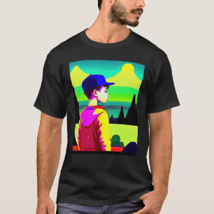 Lo fi hip hop chillhop chill beats lofi aesthetics T-Shirt