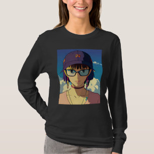 Lo fi hip hop chillhop chill beats lofi aesthetics T-Shirt