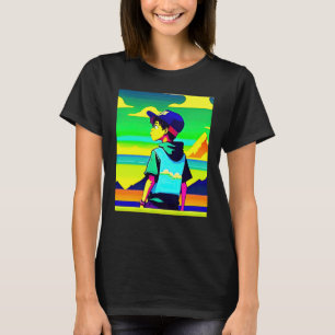 Lo fi hip hop chillhop chill beats lofi aesthetics T-Shirt