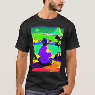 Lo fi hip hop chillhop chill beats lofi aesthetics T-Shirt