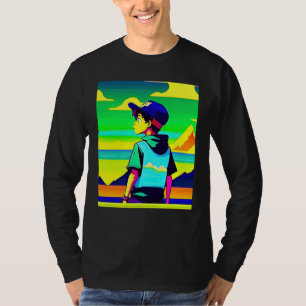 Lo fi hip hop chillhop chill beats lofi aesthetics T-Shirt