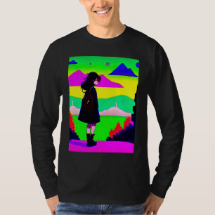 Lo fi hip hop chillhop chill beats lofi aesthetics T-Shirt