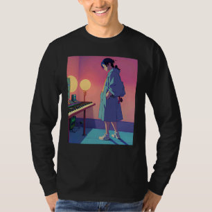 Lo fi hip hop chillhop chill beats lofi aesthetics T-Shirt