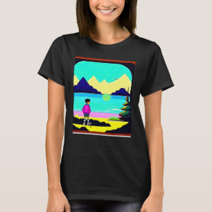 Lo fi hip hop chillhop chill beats lofi aesthetics T-Shirt