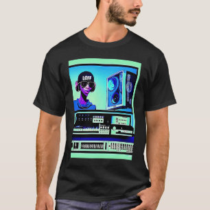 Lo fi hip hop chillhop chill beats lofi aesthetics T-Shirt