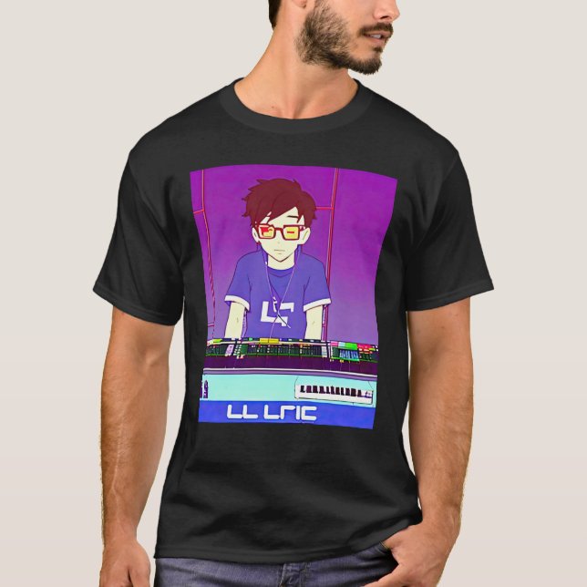 Lo fi hip hop chillhop chill beats lofi aesthetics T-Shirt (Front)