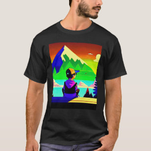 Lo fi hip hop chillhop chill beats lofi aesthetics T-Shirt