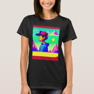 Lo fi hip hop chillhop chill beats lofi aesthetics T-Shirt