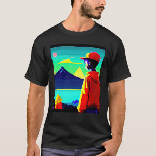 Lo fi hip hop chillhop chill beats lofi aesthetics T-Shirt