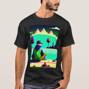 Lo fi hip hop chillhop chill beats lofi aesthetics T-Shirt
