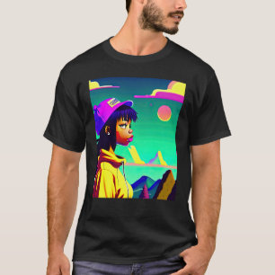 Lo fi hip hop chillhop chill beats lofi aesthetics T-Shirt