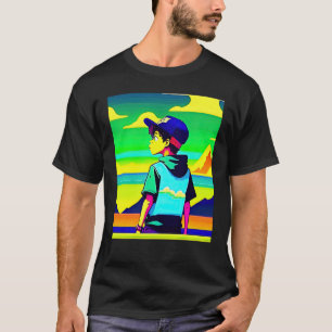 Lo fi hip hop chillhop chill beats lofi aesthetics T-Shirt