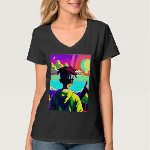 Lo fi hip hop chillhop chill beats lofi aesthetics T-Shirt