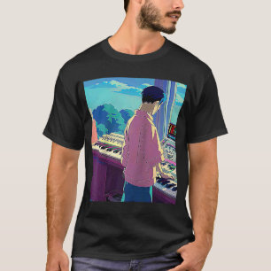 Lo fi hip hop chillhop chill beats lofi aesthetics T-Shirt