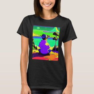 Lo fi hip hop chillhop chill beats lofi aesthetics T-Shirt