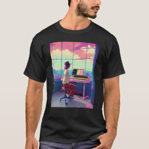 Lo fi hip hop chillhop chill beats lofi aesthetics T-Shirt