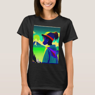 Lo fi hip hop chillhop chill beats lofi aesthetics T-Shirt