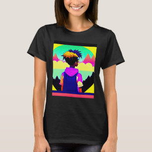 Lo fi hip hop chillhop chill beats lofi aesthetics T-Shirt