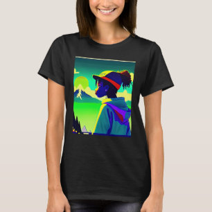 Lo fi hip hop chillhop chill beats lofi aesthetics T-Shirt
