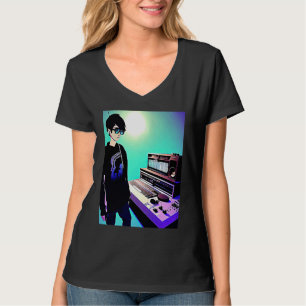 Lo fi hip hop chillhop chill beats studio aestheti T-Shirt