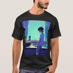 Lo fi hip hop chillhop chill beats studio aestheti T-Shirt