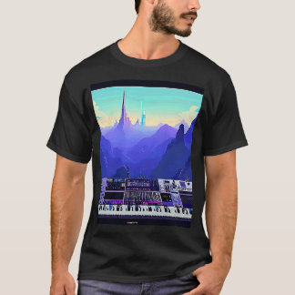 Lo fi hip hop chillhop chill beats studio aestheti T-Shirt