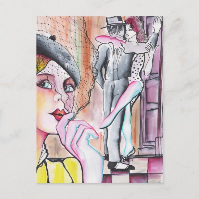 Lo han visto con otra! - Tango Postcard (Front)