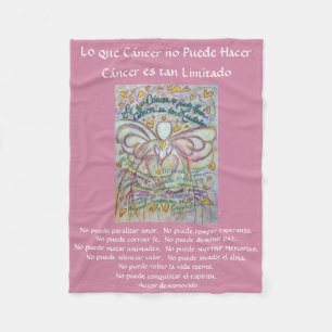 Lo que cáncer no Puede Hacer Angel Chemo Blanket