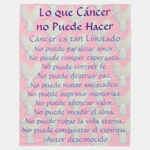 Lo que Cáncer no Puede Hacer Angel Chemo Blanket