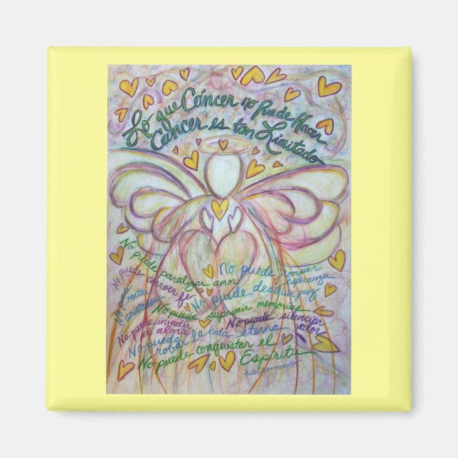 Lo que Cáncer no Puede Hacer Angel Magnet (Front)