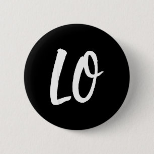 Lo Ve Love Matching Couple Graphic Art 6 Cm Round Badge