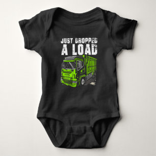 Load Truck Driver Funny Trucker Driving Baby Bodysuit