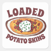 Loaded Potato Skins Snack Food Appetizer Bacon