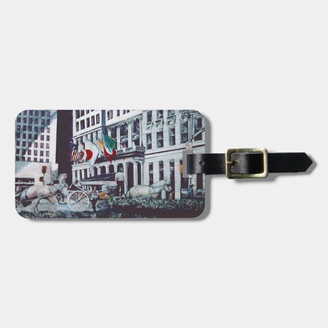 Loaded with Personal Imagery Luggage Tag (Front Horizontal)