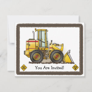 Loader Kids Party Invitation